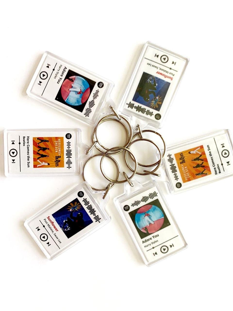 Porte-clés musicaux personnalisés